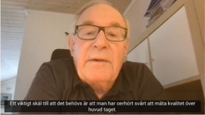 Geriatrikprofessorn: Kvalitet i vården har hittills bara varit ord